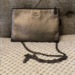 METALIC COACH PURSE